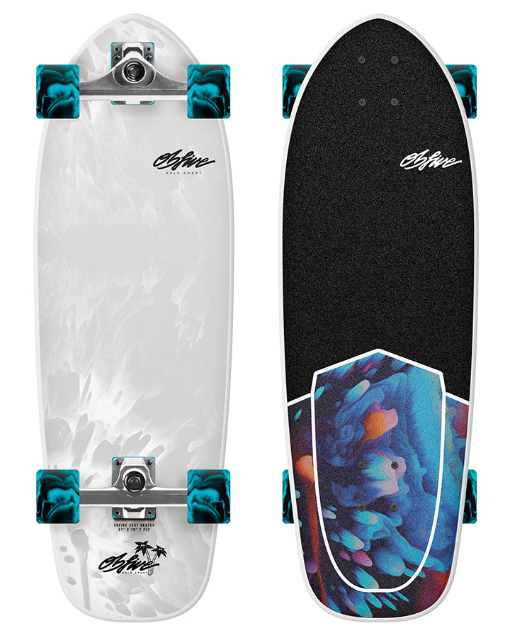 ☆OB FIVE　Foam Ball Surf Skate 31インチ　美品！☆ Resonate Surf Skate 31